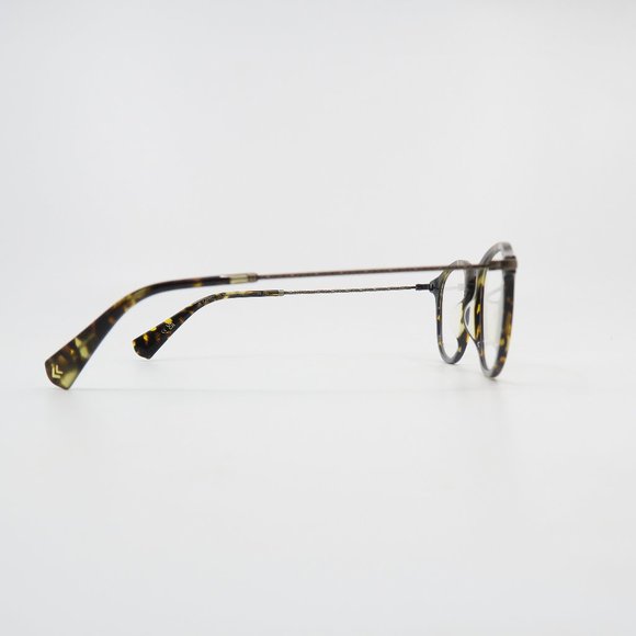 John Varvatos VJV421 47mm Olive Tortoise Oval New Men's Eyeglasses. - Picture 4 of 8